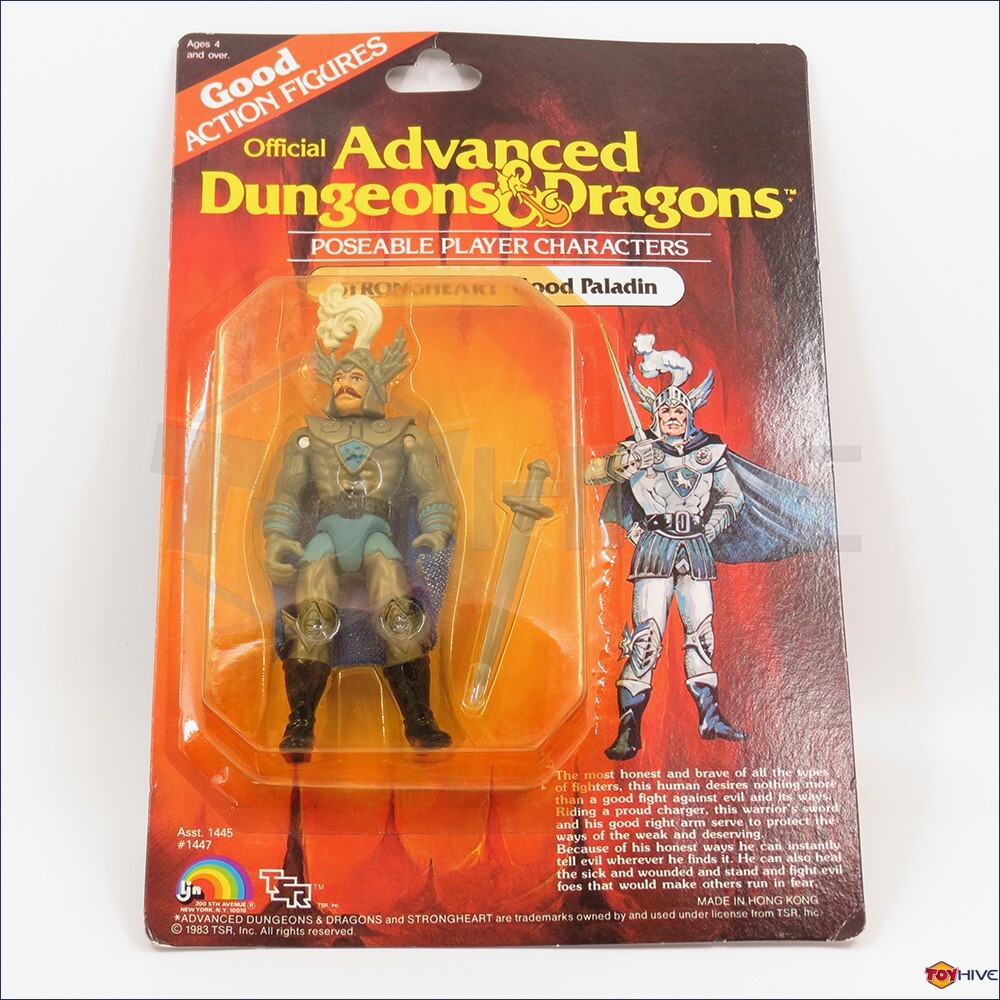 Advanced Dungeons&Dragons フィギュア LJN AD&D D&D Advanced Dungeons & Dragons Strongheart Good Paladin - LJN TSR