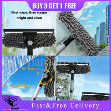 Window Glass Cleaning Washing Kit Equipment 4m Pole Squeegee Microfibre Cleaner