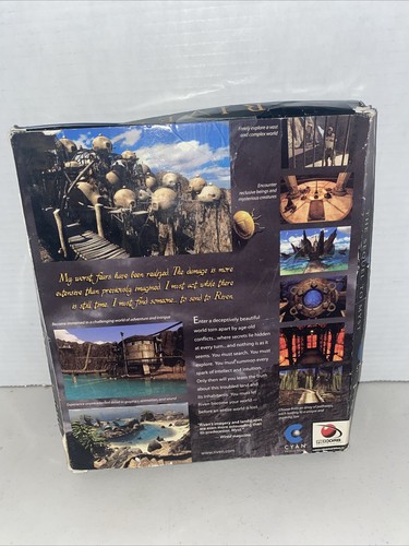 Riven The Sequel To Myst (PC Games, 1997) Complete Big Box Windows Game - Picture 2 of 5