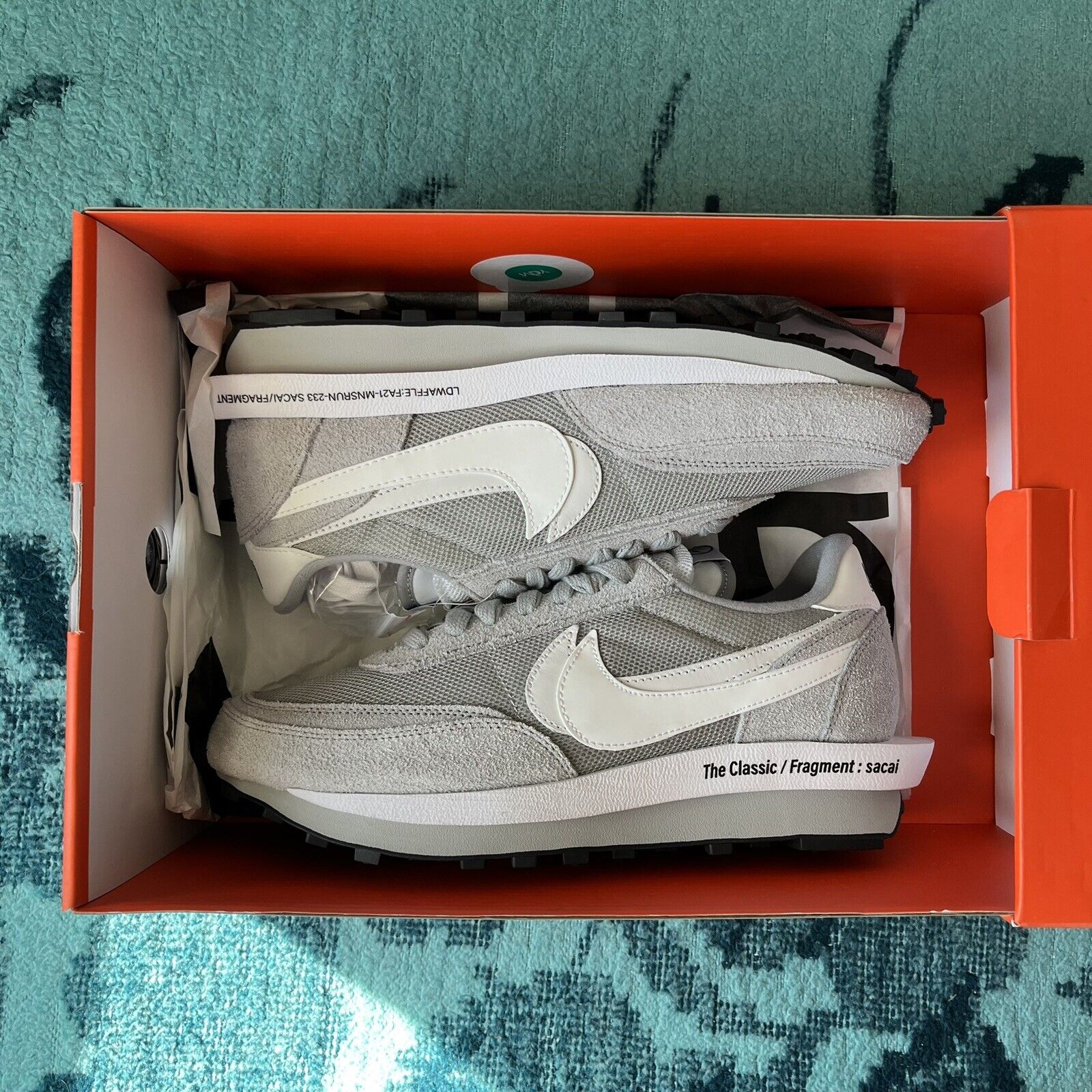 Size 9.5 - Nike LD Waffle SF Sacai Fragment Grey | eBay