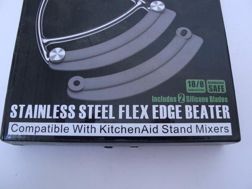 NEW Stainless Steel Flex Edge Scraper Beater for 3.5 Qt KitchenAid Stand Mixers - 第 7/8 張圖片