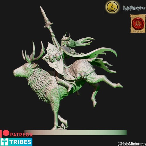 Wood Elves King's Hunters Wargames - 9th age - dnd - tabletop gaming - old world - Imagen 15 de 15