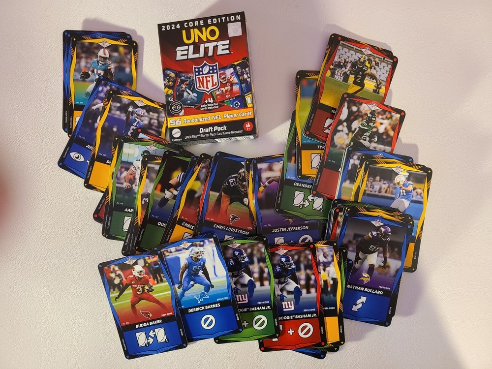 2024 Uno Elite NFL Core Edition Football All Colors Singles PICK LIST - Up:01/04