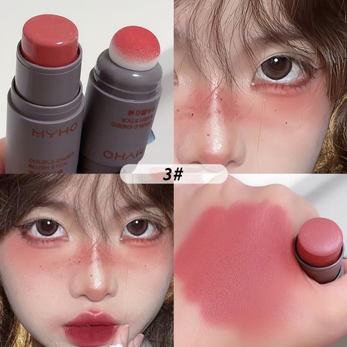 Lip and Cheek Tint Blush Cream Crayon Blush Stick For Korean Women Makeup Beauty - Picture 15 of 15
