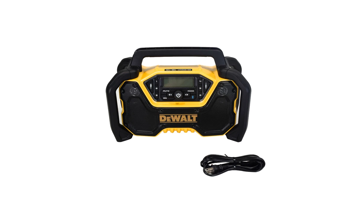 DeWalt DCR028B 20V Compact Cordless Bluetooth Radio (Tool Only)