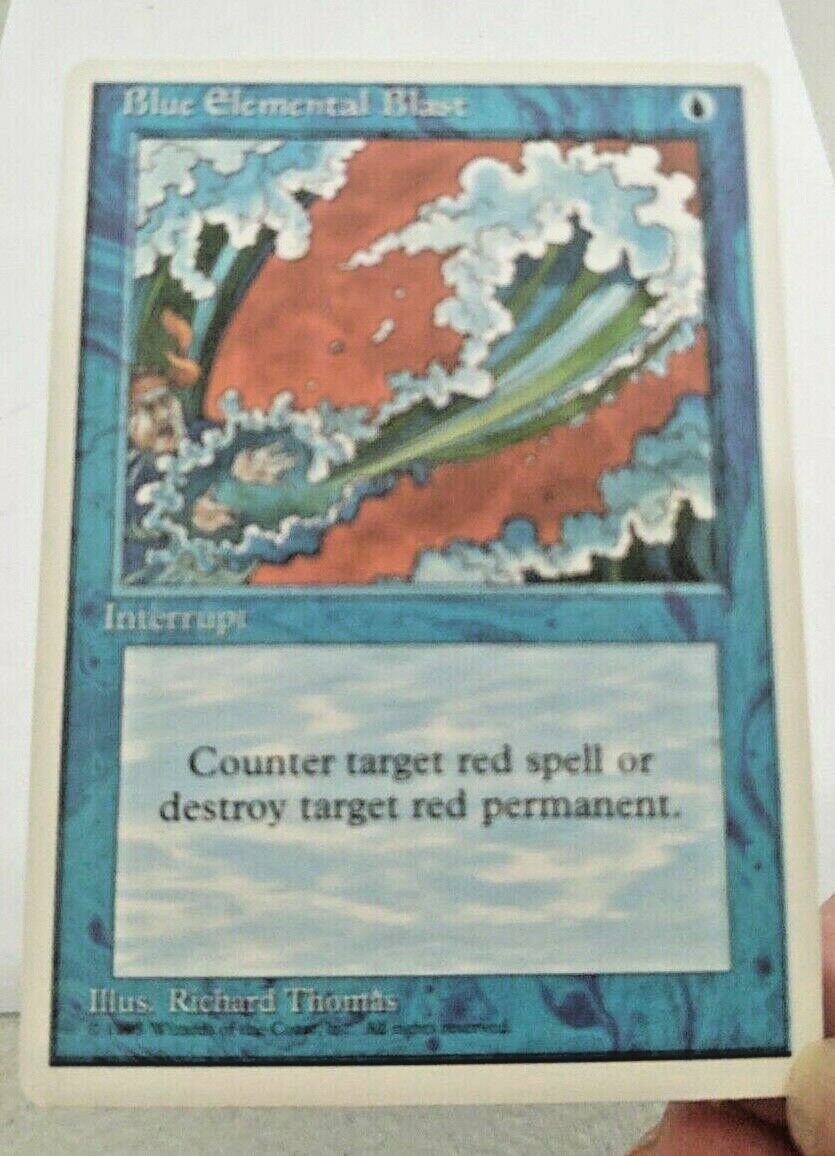 MTG Blue Elemental Blast ~ Fourth Edition New Old Stock See