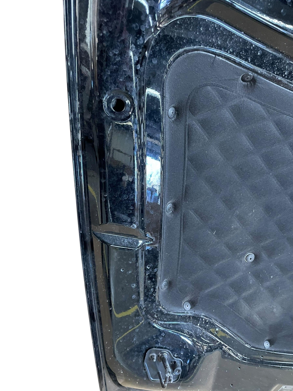 2018 BENTLEY BENTAYGA FRONT HOOD BONNET PANEL BLACK SAPPHIRE (6905)