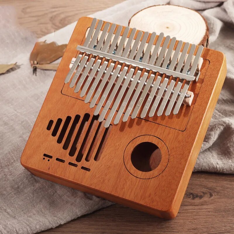 100% New Kalimba Nail Extension Portable Mahogany 17 Key Kalimba Starter Balata