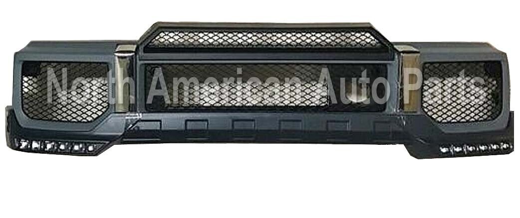 G63 Brabus Bumper Set Lower Lip Upper LED Grille Covers 2 Flares G550 G55