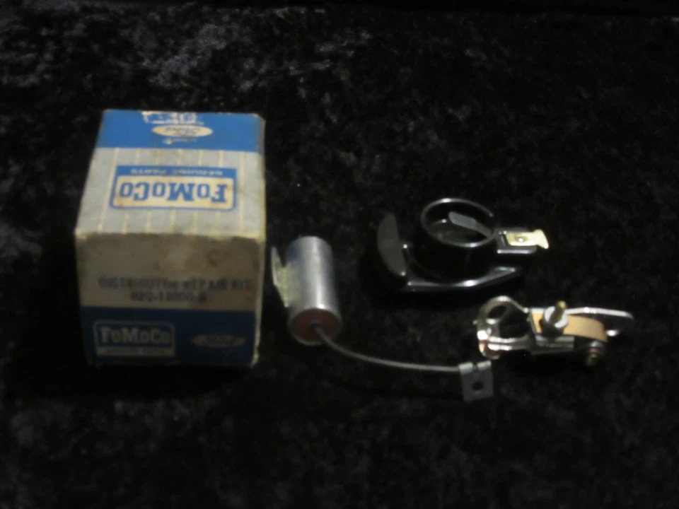NOS 1952-1971 Ford Lincoln Mercury FoMoCo Distributor Repair Kit In Original Box Foto 2 de 3