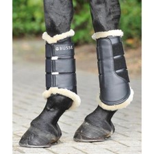 BUSSE Gamaschen ST. GEORGES Dressur Gamaschen Fell jede Größe 4 Farben Gamasche