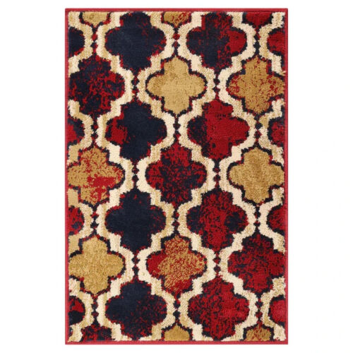 Viking Modern Trellis Geometric Large Indoor Area Rugs Or Runner Rug - Picture 109 of 119