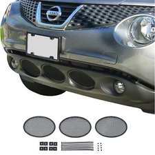 CCG BLACK DIAMOND MESH LOWER GRILL INSERTS FOR 2011 2012 2013 2014 NISSAN JUKE