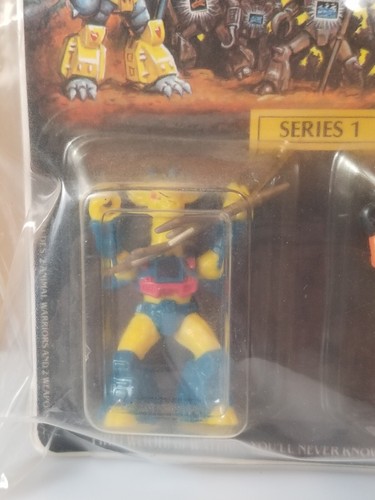 Battle Beasts Sealed On Card MOC Figure Giraffe & Tortoise Transformers G1 1980s - Picture 3 of 9