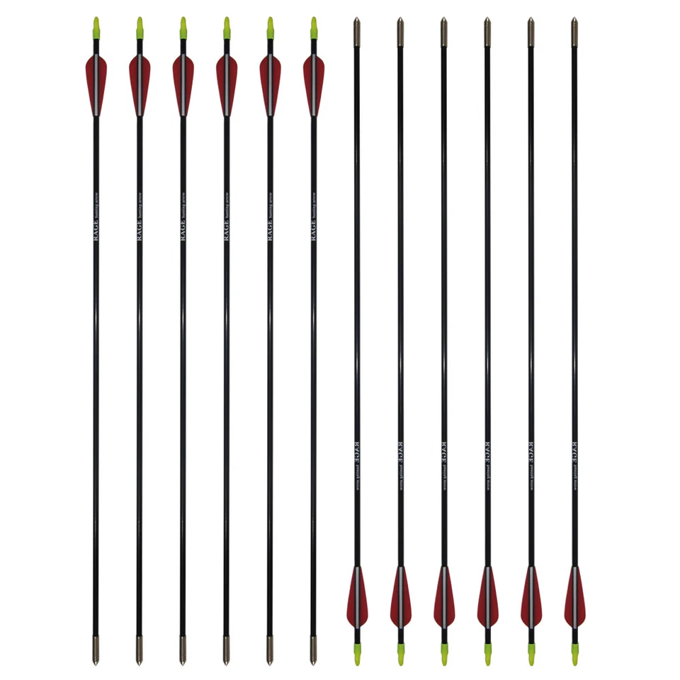 25", 31"  Fiberglass Arrows Recurve Bow Arrows Archery  Practice Arrows - Image 2 of 4