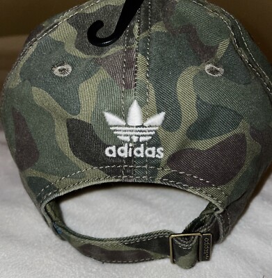 New Adidas Originals Green Forest Camouflage Womens Hat OSFW  display picture 3