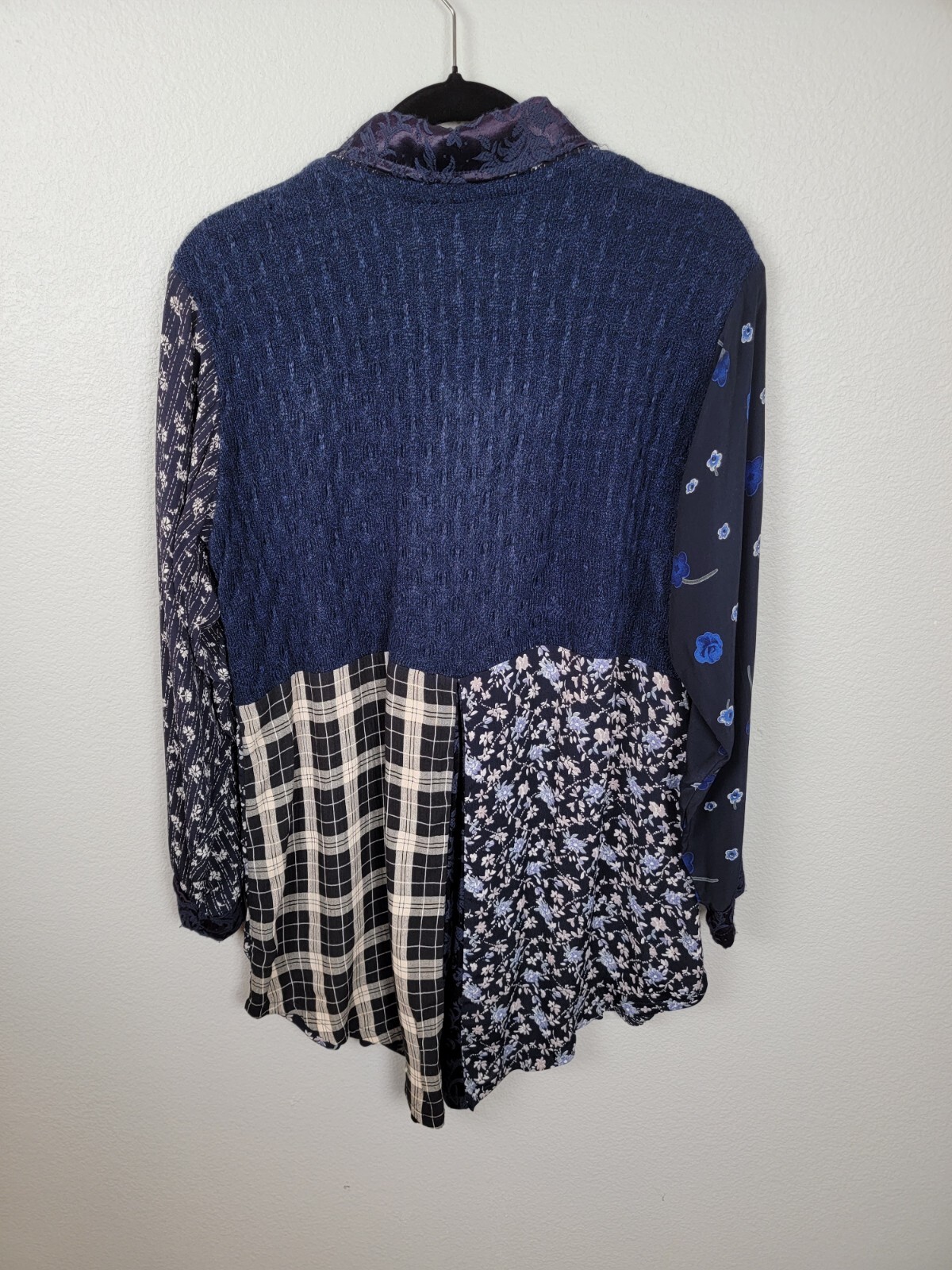 SOMETHING OLD SOMETHING NEW Dress Patchwork Boho … - image 2