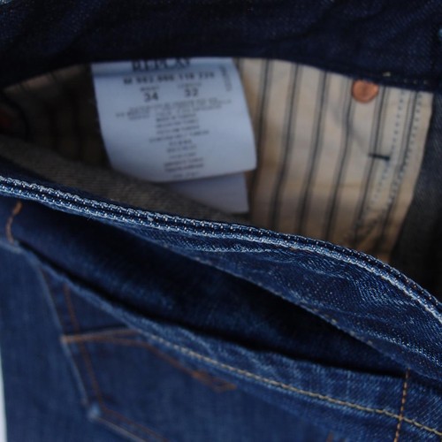 Mens Replay M983 WAITOM Slim Straight Blue Jeans W33 W34 L32 - Picture 6 of 9