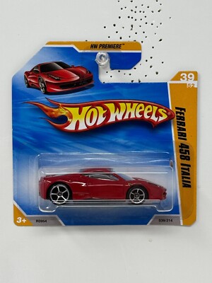 Hot Wheels Ferrari 458 Italia 1:64 Diecast Short Card | eBay