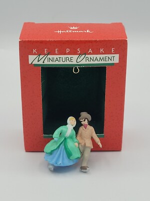 Hallmark Keepsake Miniature Christmas Ornament - Skater's Waltz - 1988 - MIB