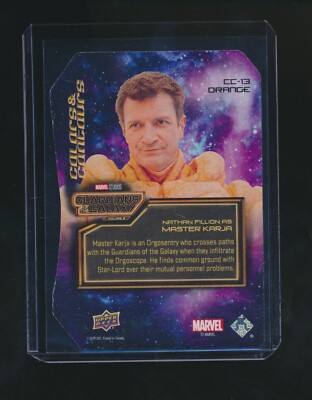 MASTER KARJA 2024 UD MARVEL GUARDIANS OF THE GALAXY ORANGE DIE-CUT