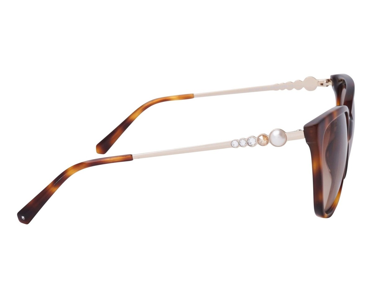 SWAROVSKI SK189 Sw189 52F Dark Tortoise Sunglasses 55-16-140 
