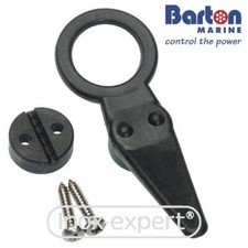 BARTON Klampe mit Öse für Wanten Ø 4-8 mm, Hart-Kunststoff, Wantenklampe