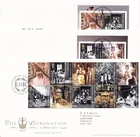 6 x GB RM FDC: 2003 THE CORONATION - Set & Panes + Bureau & London SW1 Cancels