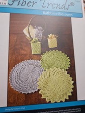 Fiber Trends Bathtime Blossoms Knitting Pattern FT-224