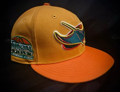 HAT CLUB Exclusive - Tampa Bay Rays Tropicana Hat - Size 7 1/8 - New