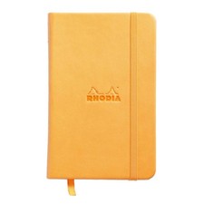 Rhodia Webnotebook Webbies - Lined 96 sheets - 3 1/2 x 5 1/2 - Orange cover
