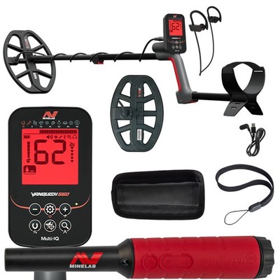 Minelab VANQUISH 560 Pro Pack Waterproof Metal Detector with Pro
