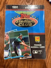 1991 Topps Stadium Club Series 2 Factory Sealed Box Premium Baseball Cards