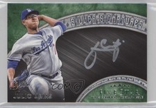 2017 Topps Five Star Silver Signatures Green 9/15 Julio Urias #SS-JU Auto 4f5