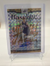 2025-26 Topps Finest - Baseline Autographs Lauri Markkanen #BA-LK Gold Geometric