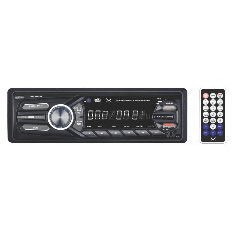 New Majestic DAB 445 BT: Autoradio Bluetooth 180W per lo Smartphone