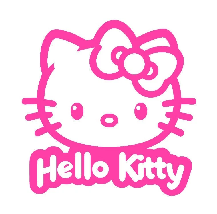 Hello Kitty Face decal - Image 2 of 4