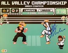 Ralph Macchio Signed 11x14 The Karate Kid 8-Bit Nintendo concept  Beckett/JSA