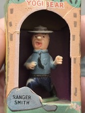 Vintage MARX Toys TV Tinykins Figurines- Yogi Bears Ranger Smith - in Box