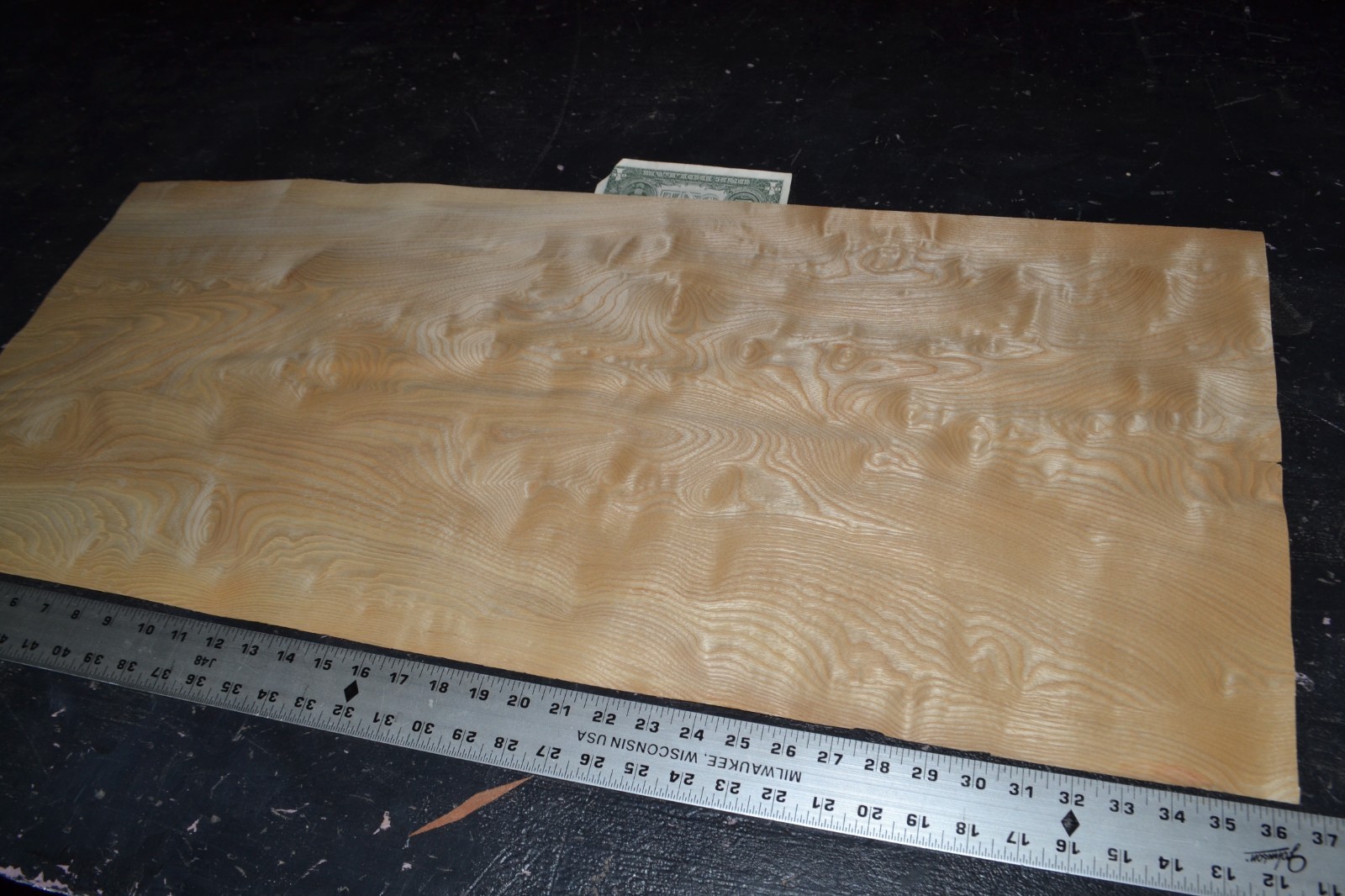 Japanese Sen Raw Wood Veneer Sheets  15 x 36 inches  1/42nd           35136-45