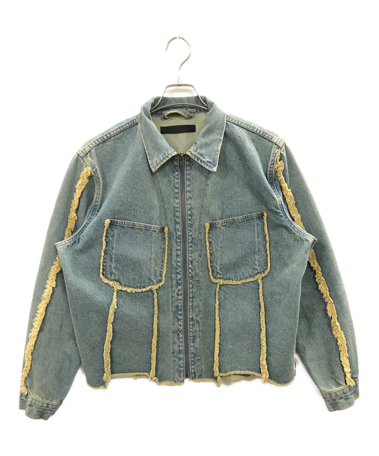 JUN/NAKAYAMA PANEL DENIM JACKET JUN/NAKAYAMA Size: 46 Indigo Men 