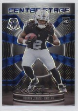 2025 Panini Mosaic Center Stage Mosaic Blue Prizm 96/99 Ashton Jeanty #11 3s8