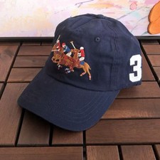 Polo Ralph Lauren NAVY Adjustable Baseball Cap New Polo Player Hat NWT