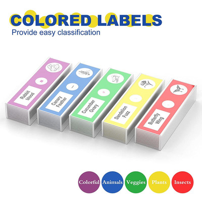 60Pcs Prepared Microscope Slides Specimen Animals Insects Plants Flowers Samp...