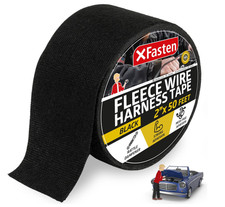 Wire Harness Tape 2 Inch X 50 Ft Residue-Free Cloth Electrical Felt Tape for Aut