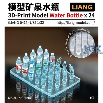 LIANG Model LIANG-0415 3D-Print Model Water Bottle x 24