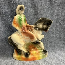 Chaulkware The Lone Ranger Silver Molded Figure Approx: 11 H X 9 L