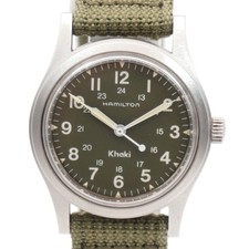 Nuovo orologio da campo militare in cristallo Hamilton Khaki 9415A...