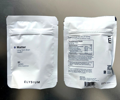 ELYSIUM MATTER | TWO PACK | Optimize Long Term Brain Health | #120 tabs | Sealed