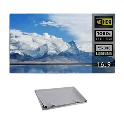 ALR Beamer Leinwand Hochkontrast Leinwandtuch Stoff Projektor high Gain 4k 120''